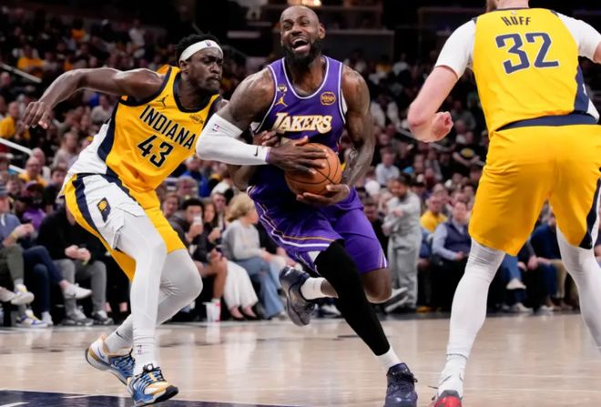 东契奇43分率队大胜步行者，湖人客场告捷